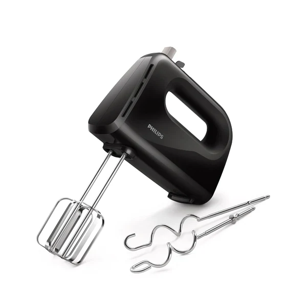 Philips HR3705/10 Hand Mixer 300W | 5 Speed Electric Beater | Dough Hooks | Compact Kitchen Mixer - Image 2