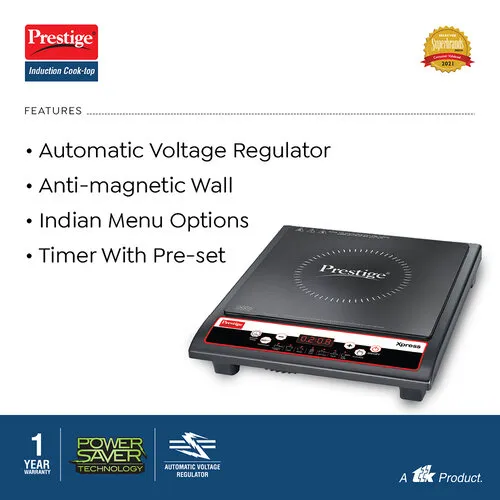 Prestige Express Induction Cooktop 1200 Watt | Electric Induction Stove | Fast Cooking | Energy Saving - Image 3